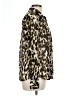 Guess 100% Polyester Animal Print Brown Long Sleeve Blouse Size L - photo 4