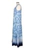 One World Print Blue Casual Dress Size L - photo 5