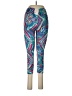 Liquido 100% Lycra Paisley Blue Leggings Size L - photo 2