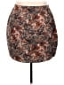 Shein Curve 100% Polyester Paisley Brown Casual Skirt Size 3X - photo 1