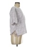 Vince. Silver 3/4 Sleeve Top Size M - photo 4