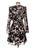 Unbranded 100% Polyester Print Gray Brown Cocktail Dress Size XS - photo 2
