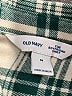 Old Navy Plaid Green Long Sleeve Button-Down Shirt Size M - photo 7