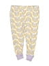 Walmart 100% Cotton Print Yellow Sweatpants 9-12 MO / 12 MO - photo 1