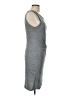Leith Solid Gray Casual Dress Size L - photo 4