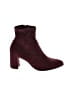 Nine West Burgundy Ankle Boots Size 5 - photo 1