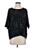 Clara Sun Woo Black 3/4 Sleeve Top Size S - photo 1
