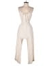 Monteau Solid Ivory Jumpsuit Size S - photo 1