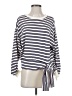 Kensie Stripes Blue Pink Pullover Sweater Size S - photo 1