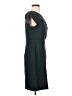 J.Crew 100% Polyester Solid Teal Cocktail Dress Size 4 - photo 4