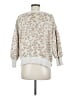 dip 100% Polyester Animal Print Tan Pullover Sweater Size M - photo 2