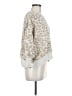 dip 100% Polyester Animal Print Tan Pullover Sweater Size M - photo 4