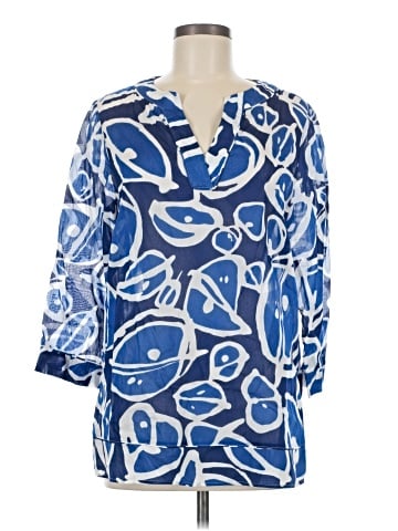 Lafayette 148 New York 3/4 Sleeve Blouse (view 1)