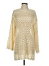 Unbranded 100% Acrylic Yellow Ivory Pullover Sweater Size S - photo 1