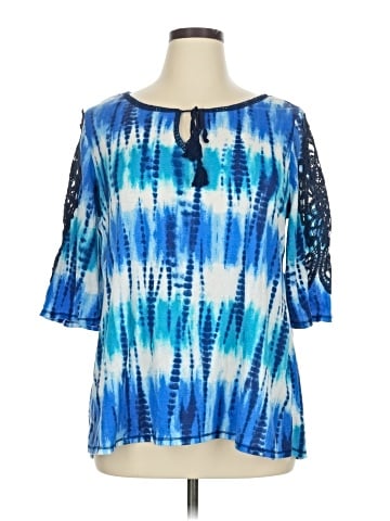 French Laundry 3/4 Sleeve Blouse (view 1)