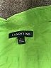Lands' End Green 3/4 Sleeve Button-Down Shirt Size 8 - photo 7
