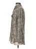CAbi Paisley Silver Long Sleeve Button-Down Shirt Size S - photo 5