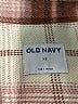 Old Navy Plaid Burgundy Coat Size XS - photo 6