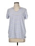 Calvin Klein Performance Stripes Blue Short Sleeve Henley Size M - photo 1