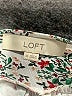 Ann Taylor LOFT 100% Polyester Floral Ivory Short Sleeve Blouse Size XS - photo 7