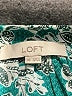 Ann Taylor LOFT 100% Rayon Teal Short Sleeve Blouse Size XS - photo 7