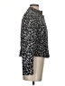 ECI Animal Print Black Jacket Size 4 - photo 4