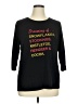 Apt. 9 Black 3/4 Sleeve T-Shirt Size XL - photo 1
