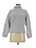 William Rast Tweed Gray Turtleneck Sweater Size M - photo 1