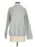 Ann Taylor LOFT Solid Gray Turtleneck Sweater Size S - photo 1