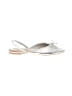Zara Metallic Silver Flats Size EU 37 - photo 1