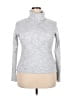 RD Style Silver Turtleneck Sweater Size XXL - photo 1