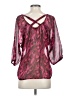 Express Pink 3/4 Sleeve Blouse Size XS - photo 2