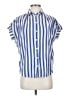 Madewell 100% Cotton Stripes Blue Short Sleeve Blouse Size XXS - photo 1