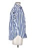 Madewell 100% Cotton Stripes Blue Short Sleeve Blouse Size XXS - photo 4