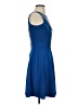DANIER Solid Blue Cocktail Dress Size 0 - photo 4
