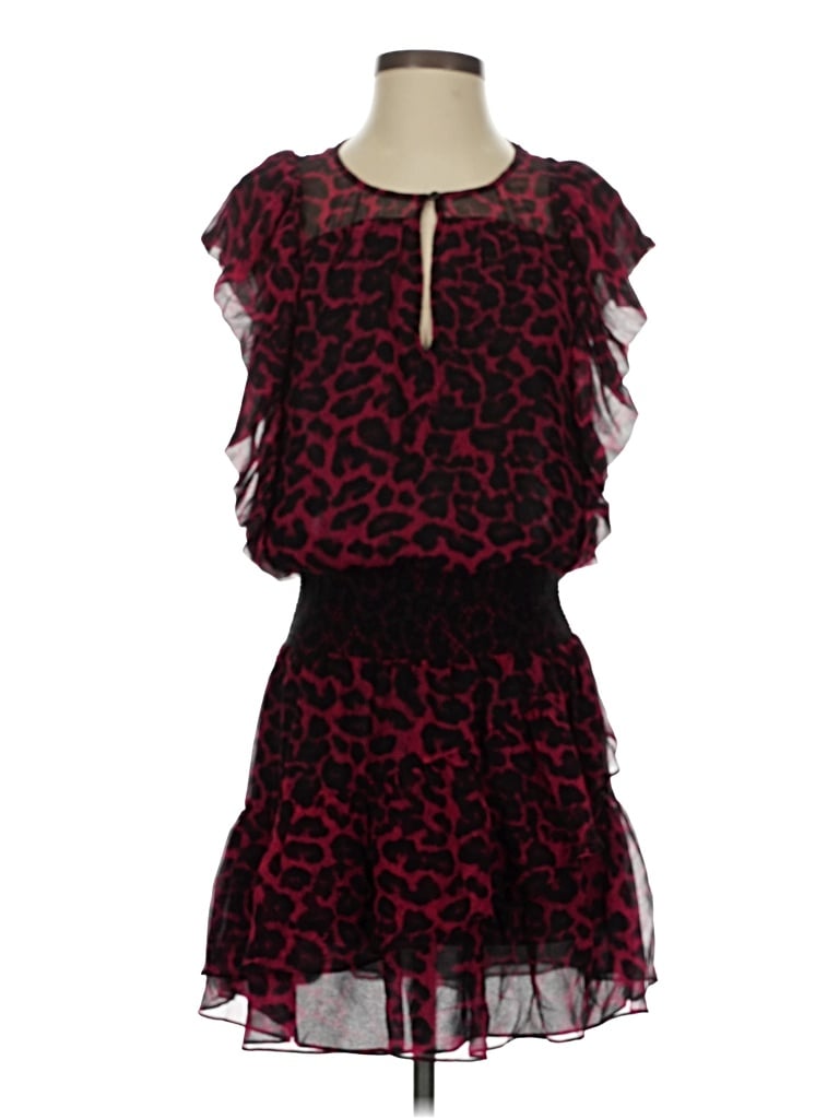Pre-owned Ella Moss Cocktail Dress In Burgundy