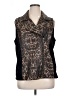 Chico's Animal Print Brown Vest Size XL (3) - photo 1