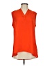 Chaus 100% Polyester Orange Sleeveless Blouse Size S - photo 1