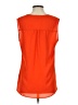 Chaus 100% Polyester Orange Sleeveless Blouse Size S - photo 2