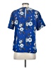 Pieces 100% Polyester Blue Short Sleeve Blouse Size S - photo 2