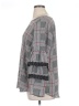 Alfani 100% Polyester Gray 3/4 Sleeve Blouse Size XL - photo 5