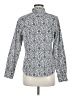 Talbots Paisley Silver Long Sleeve Blouse Size 8 - photo 2