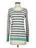 Olive and Oak Stripes Teal Pullover Sweater Size S - photo 1