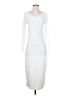 Unbranded 100% Polyester White Casual Dress Size S - photo 1