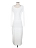 Unbranded 100% Polyester White Casual Dress Size S - photo 2