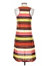 Feathers Stripes Orange Casual Dress Size S - photo 2