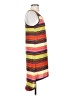 Feathers Stripes Orange Casual Dress Size S - photo 4