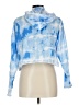 Unbranded 100% Polyester Tie-dye Blue Poncho Size L - photo 2