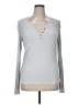 Three Dots Gray Long Sleeve Henley Size XL - photo 1