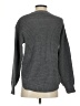 Merokeety 100% Acrylic Houndstooth Gray Pullover Sweater Size S - photo 2